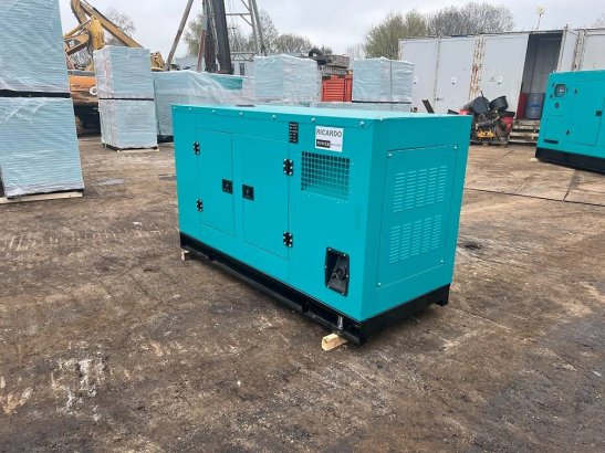 Ricardo 50KVA 40KW SILENT GENERATOR 3 PHASE 50HZ 400V NEW Ricardo 50KVA 40KW SILENT GENERATOR 3 PHASE 50HZ 400V NEW 2023 2...