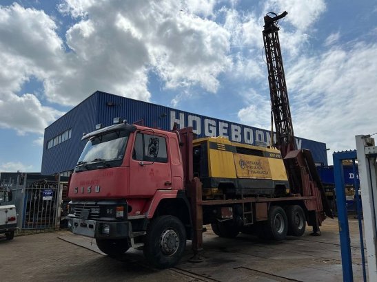 Sisu 12E480 6X6 WATER WELL DRILL ATLAS COPCO XRV410 (50 Sisu 12E480 6X6 WATER WELL DRILL ATLAS COPCO XRV410 (50 1990 2 ima...