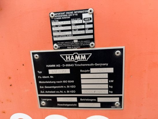 Hamm DV 3.22 DV 3.22 2001 2 image 7