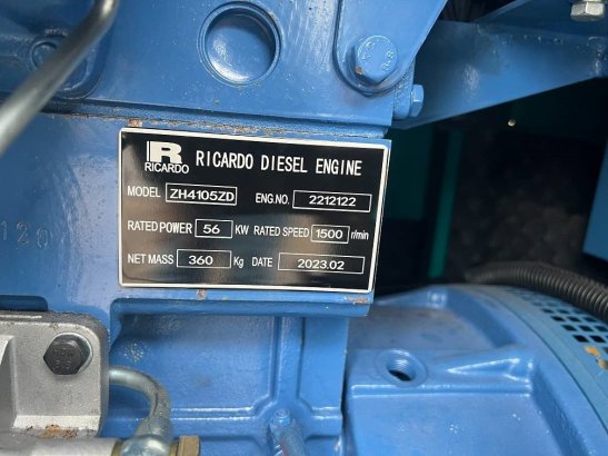 Ricardo 50KVA 40KW SILENT GENERATOR 3 PHASE 50HZ 400V NEW Ricardo 50KVA 40KW SILENT GENERATOR 3 PHASE 50HZ 400V NEW 2023 2...