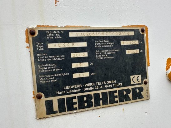 Liebherr RL 22 B RL 22 B 2002 2 image 7