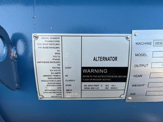 Ricardo 50kva (40kw) generator 3 phase 50hz 400v unused Ricardo 50kva (40kw) generator 3 phase 50hz 400v unused 2022 2 Gen...