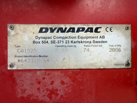 Dynapac CA152D CA152D 2006 2 image 10