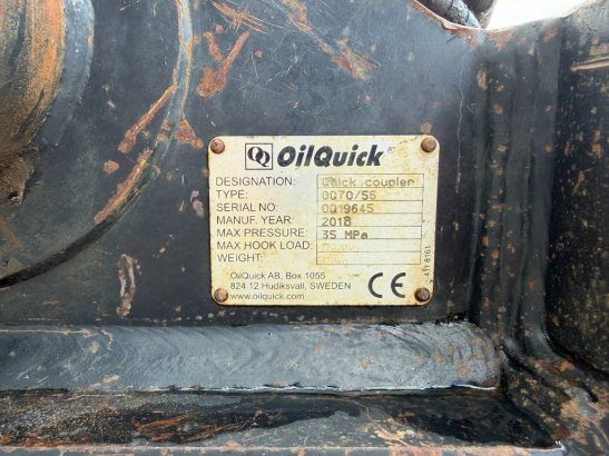 OilQuick OQ70/55 - M318D / 320D / 320E / 320F / 323D / 323E OilQuick OQ70/55 - M318D / 320D / 320E / 320F / 323D / 323E 20...