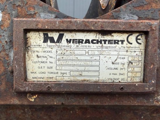 Verachtert Systeem 2007 / SW2007 - 950G / 950H / 950GC Verachtert Systeem 2007 / SW2007 - 950G / 950H / 950GC 2011 2 image 13