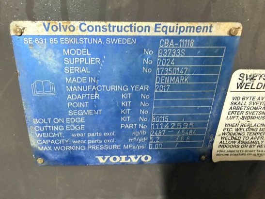 Volvo VCE0L90GJE0004648 VCE0L90GJE0004648 2017 2 image 13