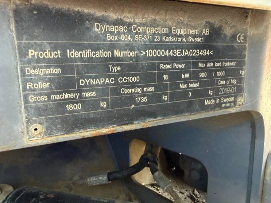 Dynapac CC1000 533 2019 2 image 14
