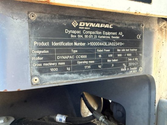 Dynapac CC1000 533 2019 2 image 14