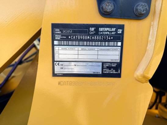 CAT 908M | NEW TYRES 908M | NEW TYRES 2017 2 Wheel Loaders image 14