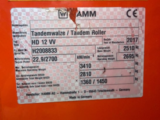 Hamm HD12 VV HD12 VV 2017 2 image 14