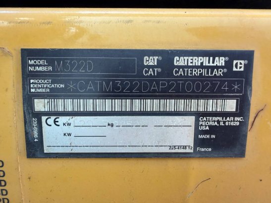 CAT M322D M322D 2015 2 Wheeled Excavators image 15