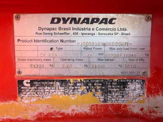 Dynapac CP224 CP224 2010 2 image 15