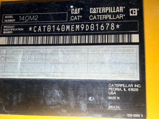 CAT 140M2 140M2 2014 2 image 2