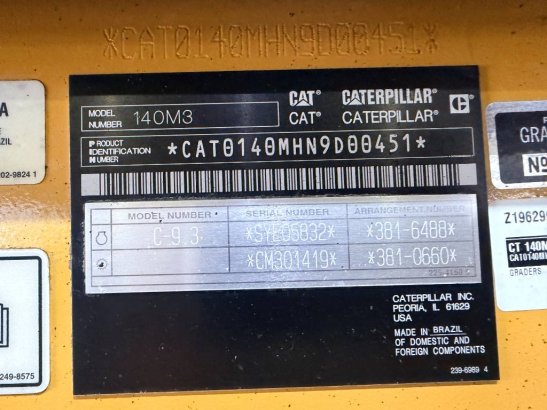 CAT 140M3 140M3 2015 2 Motor graders image 3