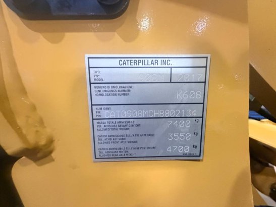CAT 908M | NEW TYRES 908M | NEW TYRES 2017 2 Wheel Loaders image 3