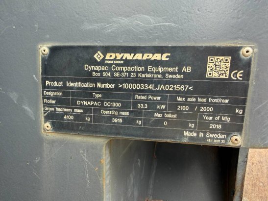 Dynapac CC1300 533 2018 2 image 6