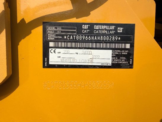 CAT 966 14A 261 2022 2 Wheel Loaders image 6