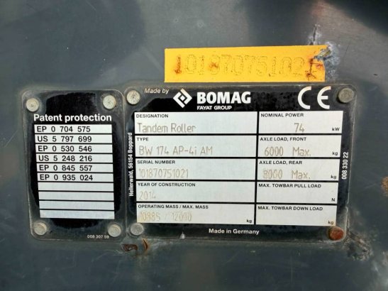 Bomag BW174AP-4i AM BW174AP-4i AM 2014 2 image 7