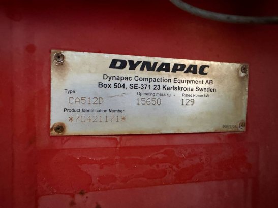 Dynapac CA512D CA512D 2008 2 image 7