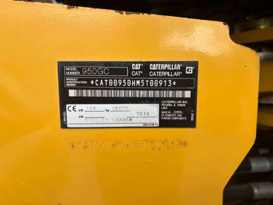 CAT 950GC 254 2018 2 Wheel Loaders image 7