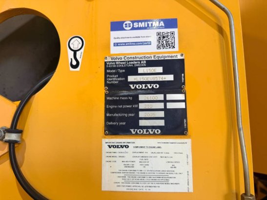 Volvo L150E L150E 2005 2 Wheel Loaders image 8