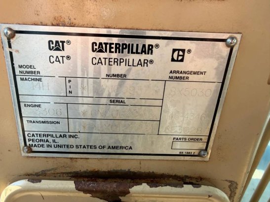 CAT 14H | 3306 ENGINE 14H | 3306 ENGINE 1998 2 Motor graders image 9