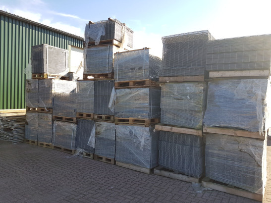 gegalvaniseerde draad staalmatten gaaspanelen image