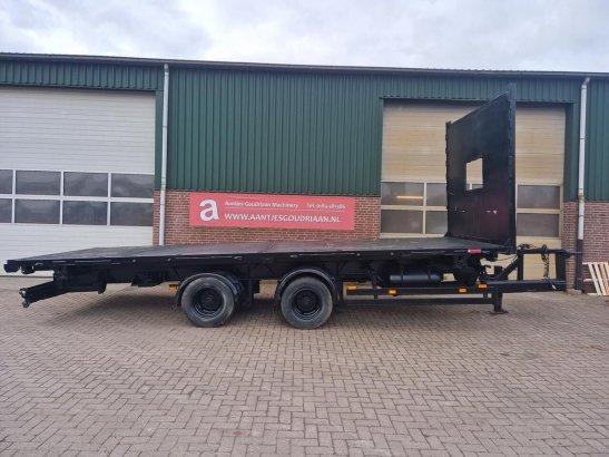 Onbekend 2 Flatbed open trailers