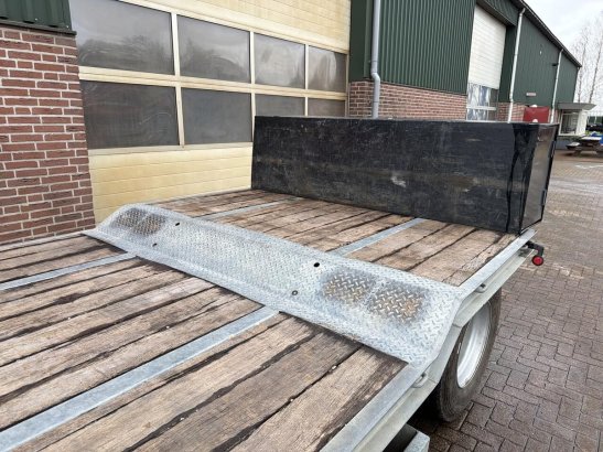 Dieplader draaikrans uitvoering - Gebruikt dieplader draaikrans uitvoering - Gebruikt 2006 2 Flatbed open trailers image 10