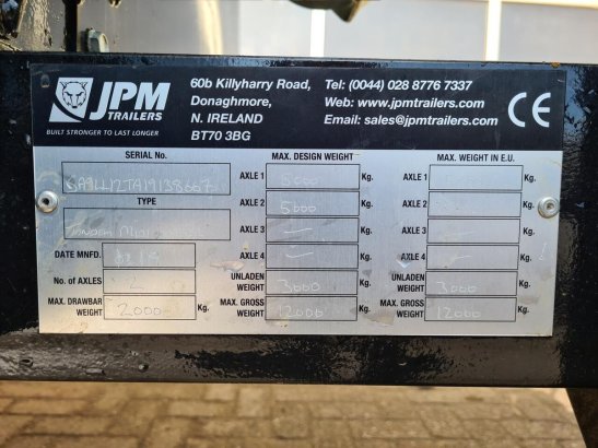 JPM Trailers JPM TRAILERS 2025 1 Flatbed open trailers image 13