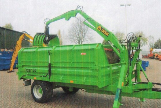 Kipper met opbouwkraan Kipper met opbouwkraan 1 Dump trailers image 2