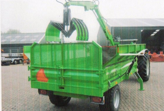 Kipper met opbouwkraan Kipper met opbouwkraan 1 Dump trailers image 3