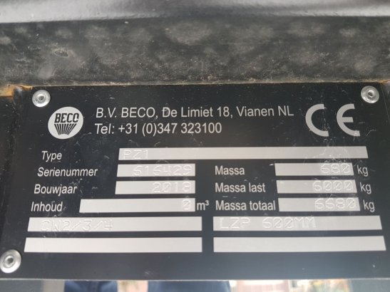 Beco PZ1 palletbord Beco PZ1 palletbord 2018 1 image 4