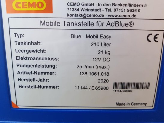 Cemo ad blue tank Cemo ad blue tank 2024 1 image 5