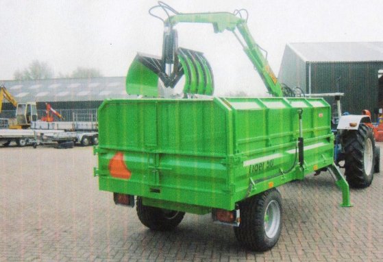 Kipper met opbouwkraan Kipper met opbouwkraan 1 Dump trailers image 5