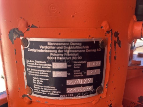Lucht compressor Mannesmann Demag - Gebruikt lucht compressor Mannesmann Demag - Gebruikt 1981 2 Compressors image 7