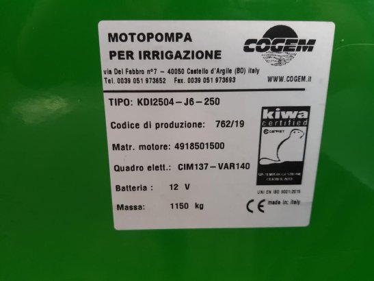 Varisco pump type A565 Varisco pump type A565 2024 1 image 8