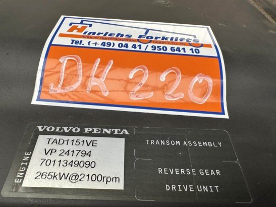 Volvo TAD1151VE TAD1151VE 2021 2 Forklift image 7