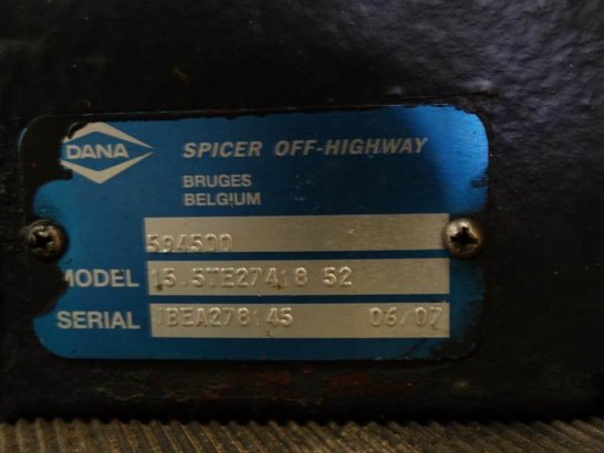 Clark Spicer 15.5HR 2741852 Transmission Spicer 15.5HR 2741852 Transmission 2007 2 Forklift image 8