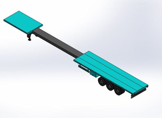 Lider 50T Flatbed Semi-Trailer 2026 PK8076 50T Flatbed Trailer 2026 0 image 10