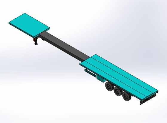 Lider 50T Flatbed Semi-Trailer 2026 PK8076 50T Flatbed Trailer 2026 0 image 4