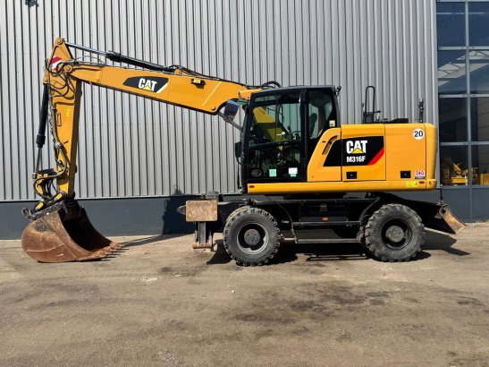 Caterpillar M316F Mobile excavator M316F Mobile excavator 2017 2 Crawler Excavators