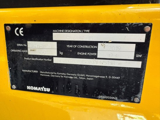 Komatsu PW180-11 PW180-11 2019 2 Wheeled Excavators image 25