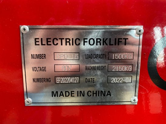 Easy Lift CPD15 EASY LIFT CPD15 2022 2 Forklift image 30