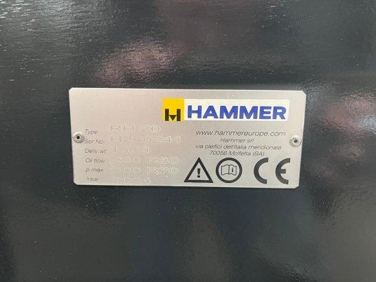 Hammer RH20 Hydraulic Crusher (for 18-26t excavator) Hammer RH20 Hydraulic Crusher (for 18-26t excavator) 2024 1 image 21