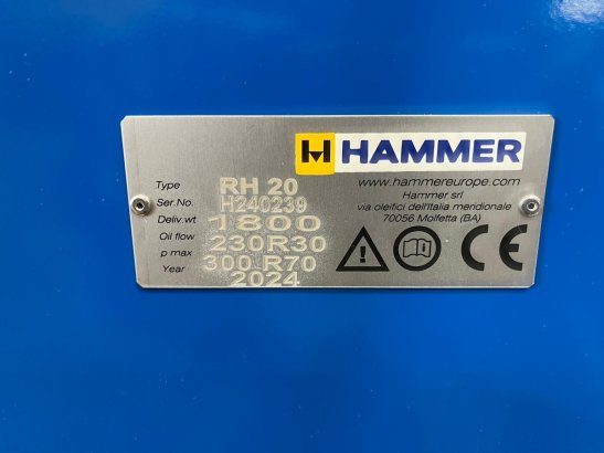 Hammer RH20 Hydraulic Crusher (for 18-26t excavator) Hammer RH20 Hydraulic Crusher (for 18-26t excavator) 2024 1 image 16