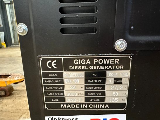 Giga power PLD8500SE 8KVA silent set Giga power PLD8500SE 8KVA silent set 2022 1 Generators image 33