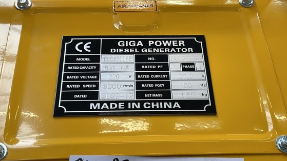 Giga power PLD8500SE 8 kVA silent generator Giga power PLD8500SE 8 kVA silent generator 2022 1 Generators image 9
