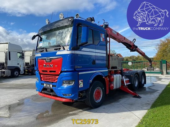 MAN TGX 33.640 Forestry truck / Timber crane / Epsilon S300L83 TGX 33.640 + PALFINGER EPSILON CRANE S300L83 2023 2 Tractor...