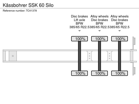 Kässbohrer SSK 60 Silo Kässbohrer SSK 60 2026 1 Tanker semi trailers image 11
